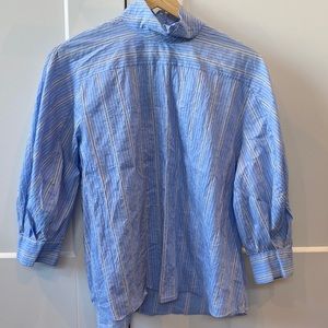 Rachel Comey mid sleeve mock turtle neck top.